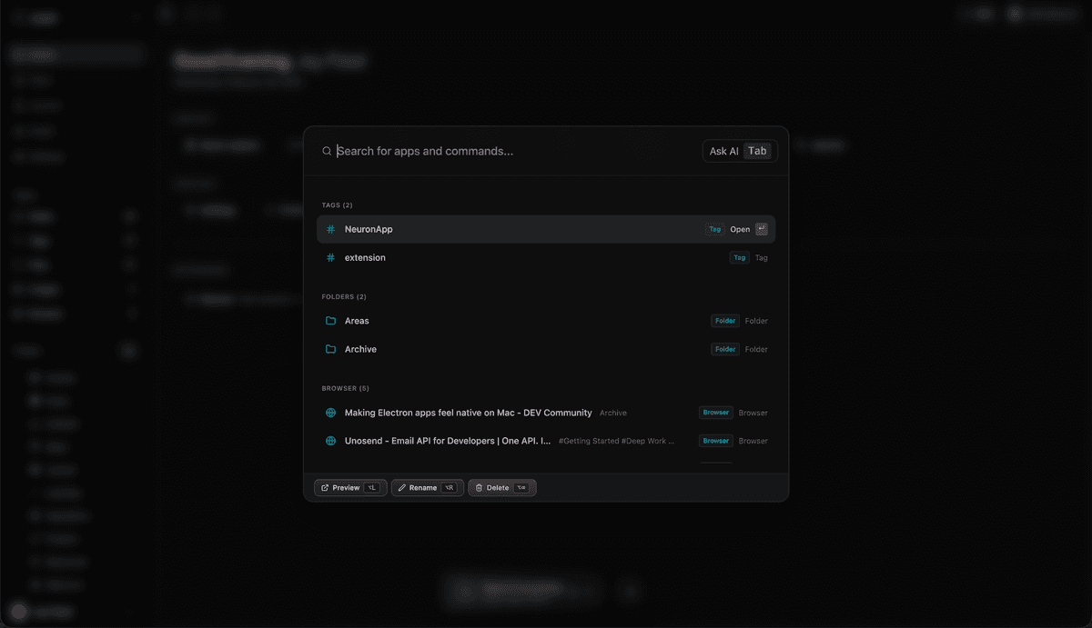 Find it when you need it.